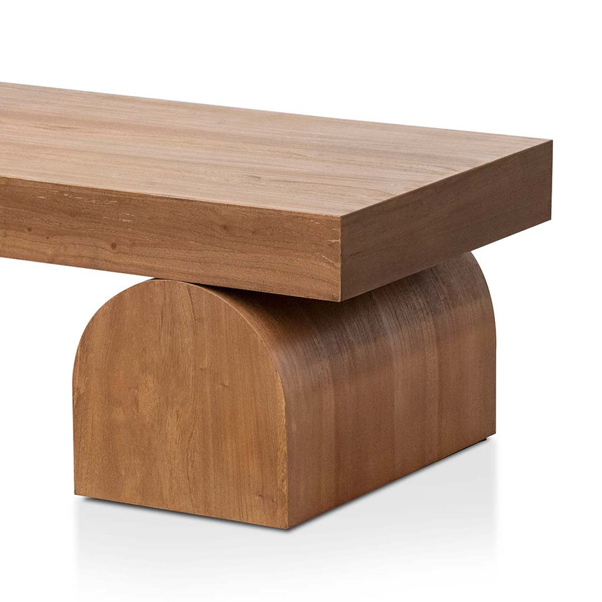 1.3m Elm Coffee Table - Natural - View 4