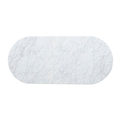 CCF8582-DW 1.3m Marble Coffee Table - Black