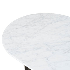 CCF8582-DW 1.3m Marble Coffee Table - Black