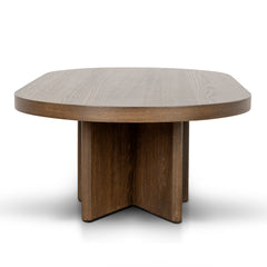 CCF8705-VA 1.3m Pill Shape Coffee Table - Caramel Oak