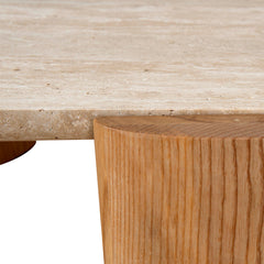 CCF8791-NY 100cm Travertine Coffee Table - Natural