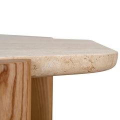 CCF8791-NY 100cm Travertine Coffee Table - Natural
