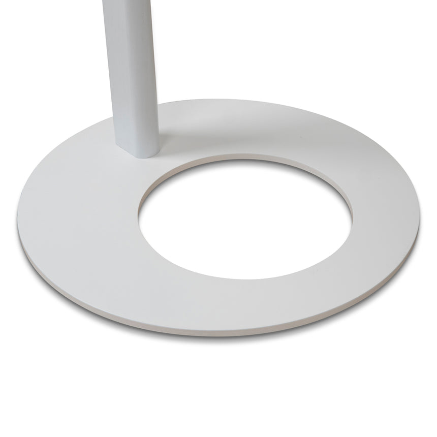 50cm Wooden Side Table - Full White - View 6