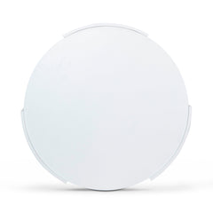100cm Wooden Round Coffee Table | White | Myka Home