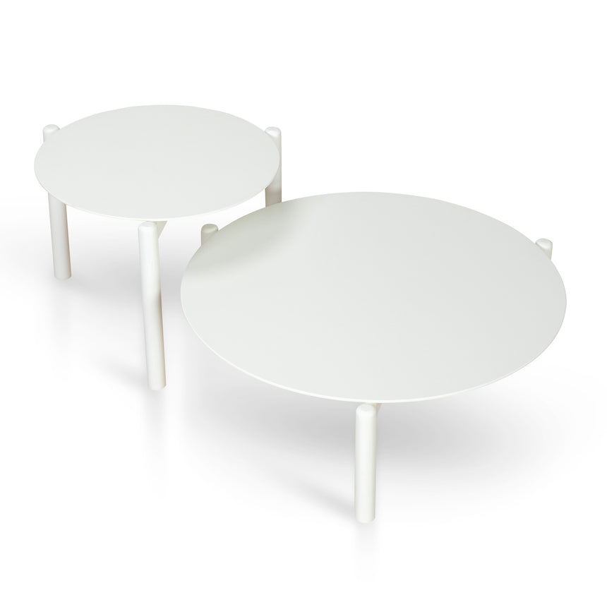 Nest of Coffee tables - White - View 2