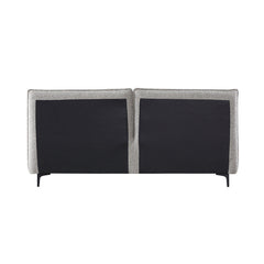 CBD8365-YO Fabric Queen Bed Frame - Olive Brown Boucle