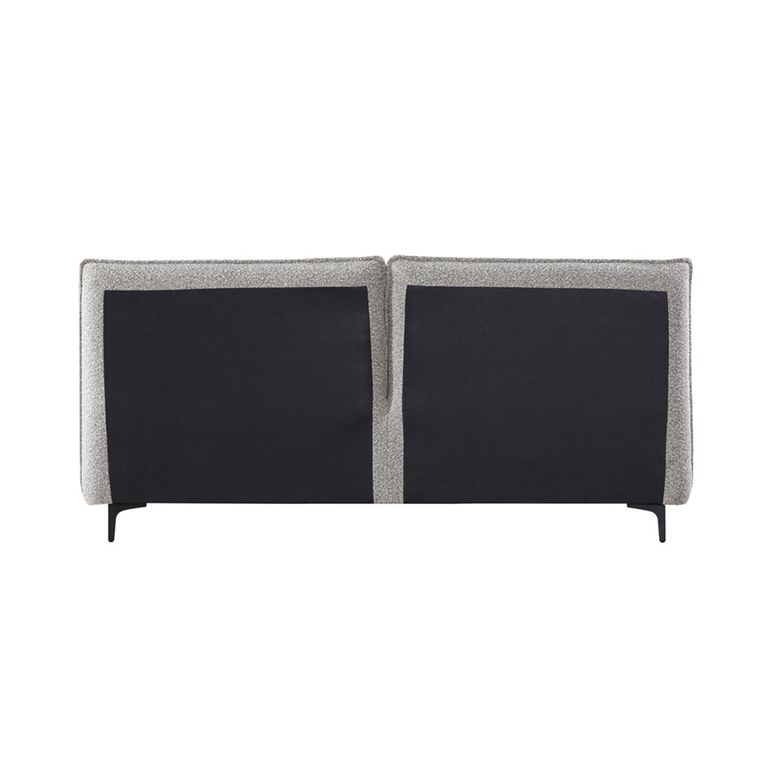 Fabric King Bed Frame - Olive Brown Boucle - View 16