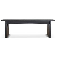 1.4M Elm Dining Bench | Full Black | Myka Home