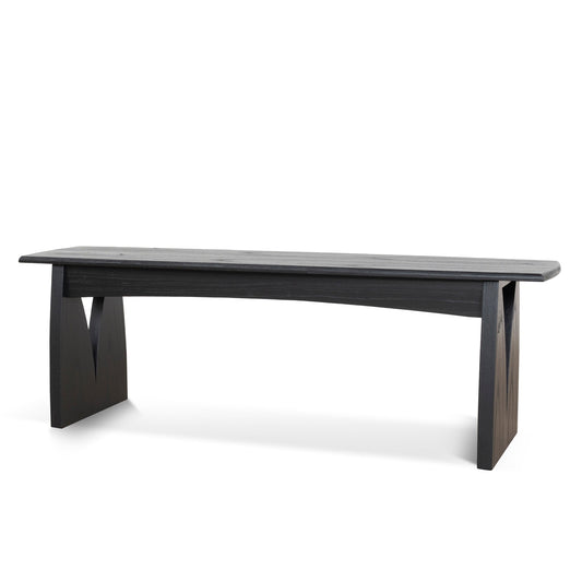 1.4M Elm Dining Bench | Full Black | Myka Home