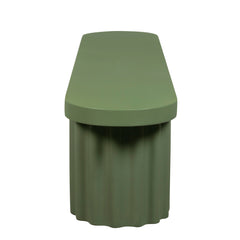 2.1m Concrete Bench | Green | Myka Home