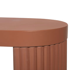 2m Concrete Bench | Terracotta | Myka Home