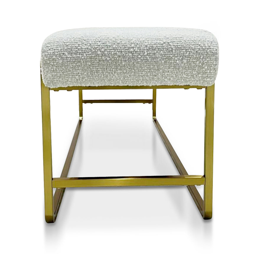 1.52m Bench - Pearl Grey Boucle - View 6