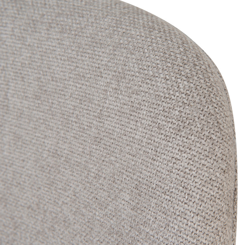 Set of 2 - CDC10055-SDx2 Natural Dining Armchair - Grey Seat - View 15