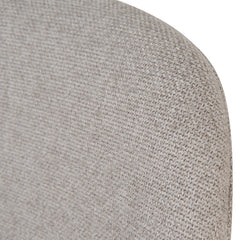 Set of 2 - CDC10055-SDx2 Natural Dining Armchair - Grey Seat