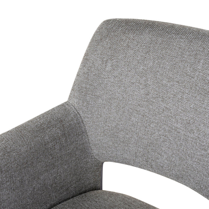 Fabric Dining Chair - Spec Smoke Grey (Set of 2) - View 9