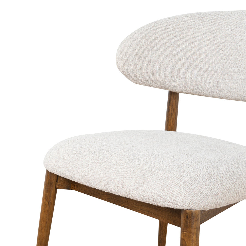 Coastal Beige Dining Chair - Walnut - View 13