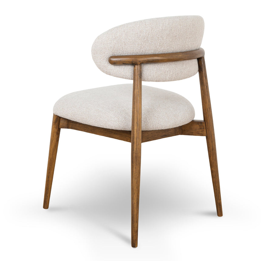 Coastal Beige Dining Chair - Walnut - View 4