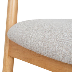 CDC10154-MY Coastal Beige Dining Chair - Natural
