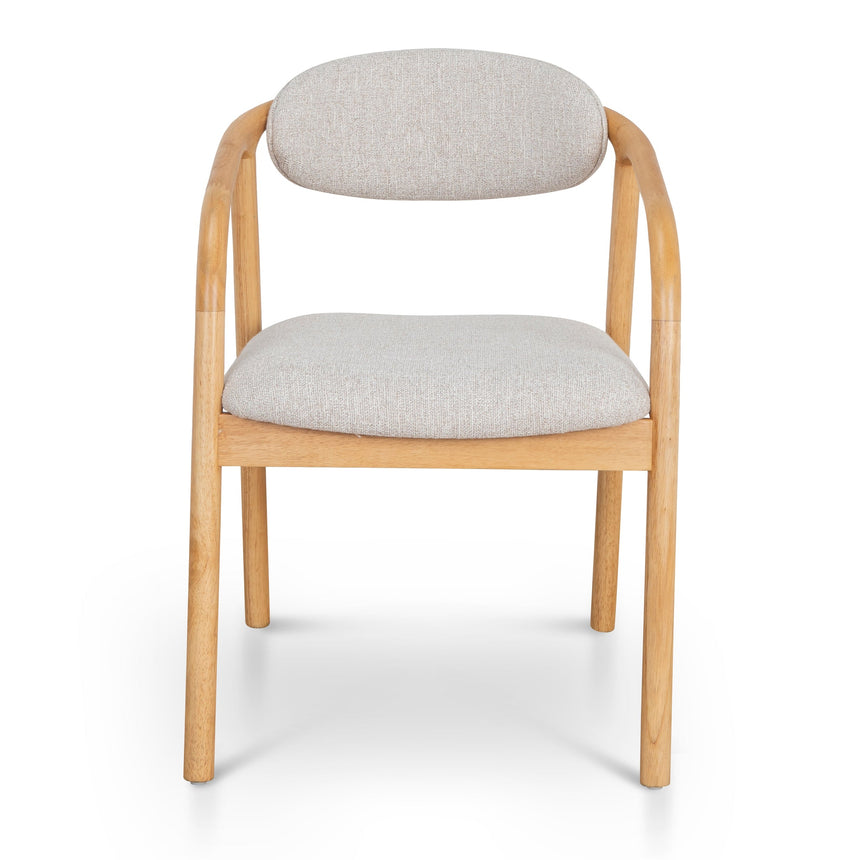 Coastal Beige Dining Chair - Natural - View 2