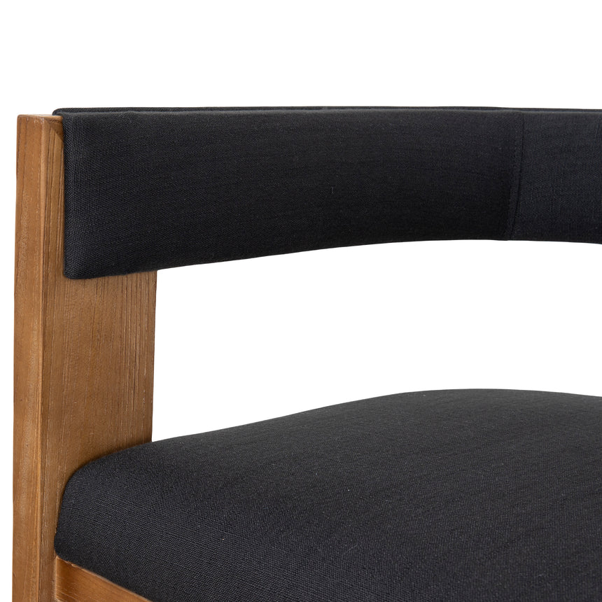 Brown ELM Dining Chair - Black (Set of 2) - View 11