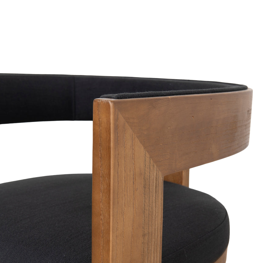 Brown ELM Dining Chair - Black (Set of 2) - View 10