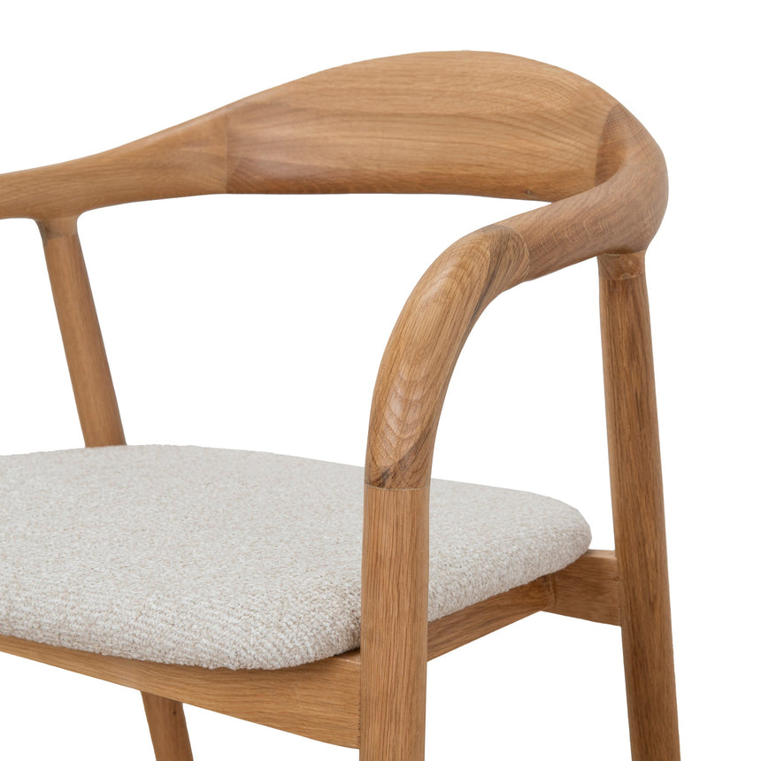 Natural Dining Armchair - Beige (Set of 2) - View 8