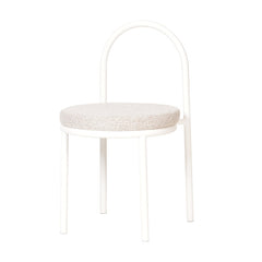 CDC10191-FH White Dining Chair - Clay Grey (Set of 2)