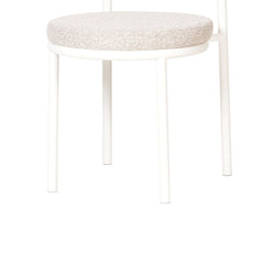 CDC10191-FH White Dining Chair - Clay Grey (Set of 2)