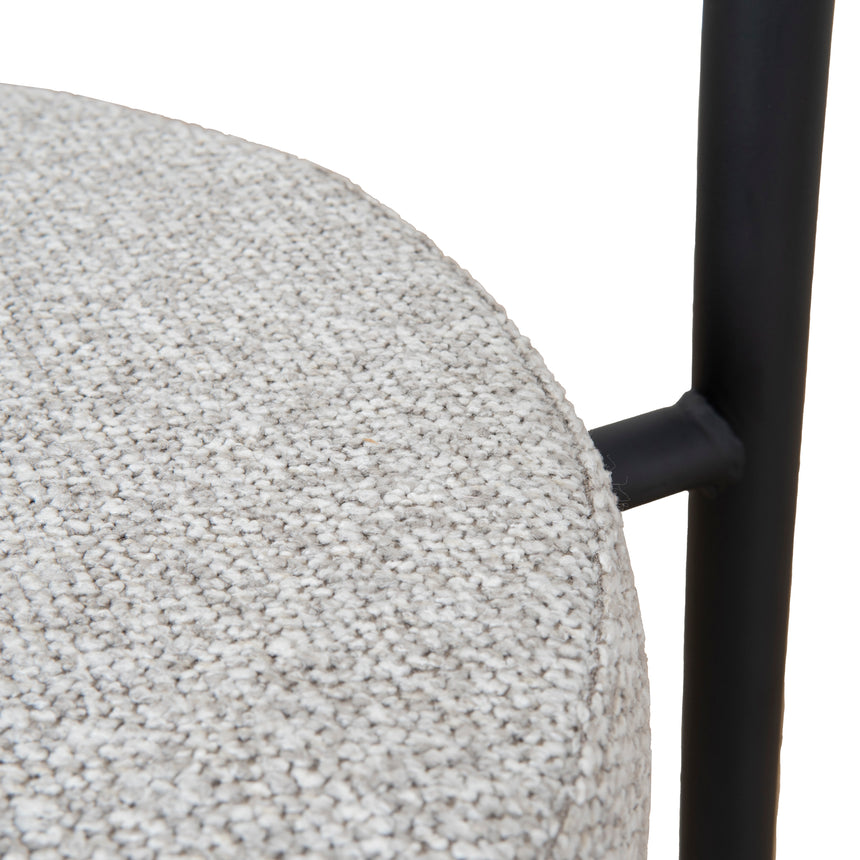 Black Dining Chair - Clay Grey (Set of 2) - View 11