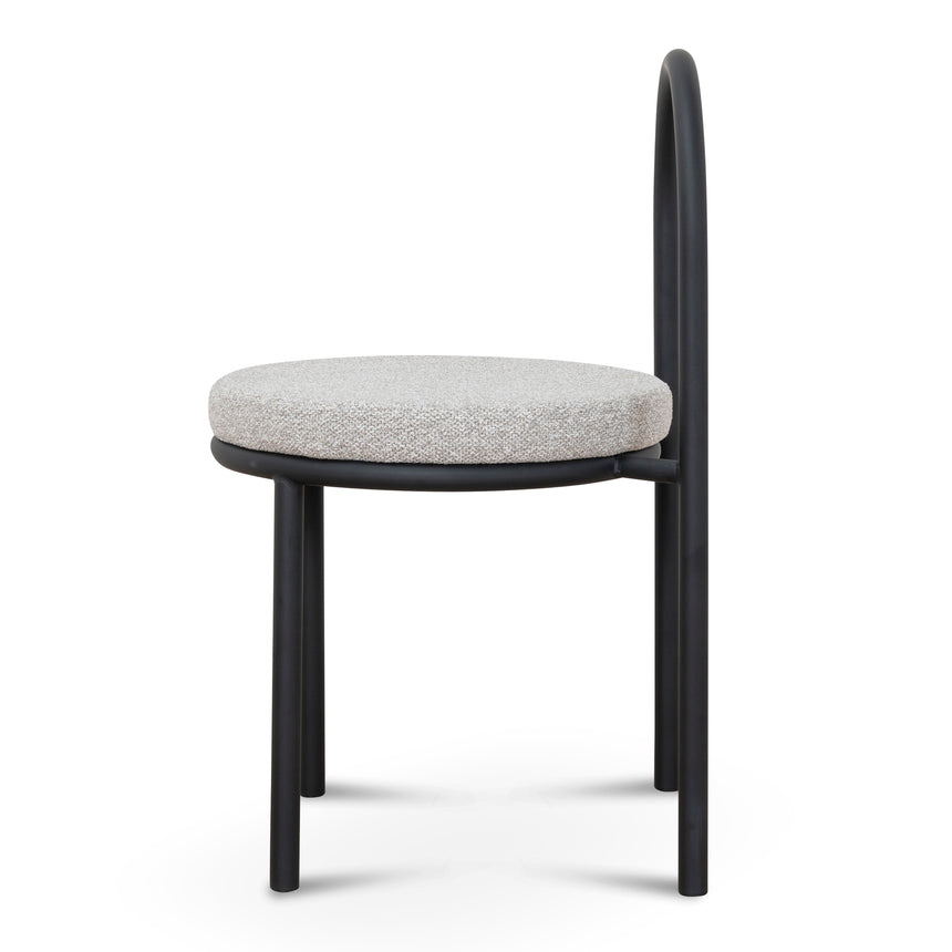 Black Dining Chair - Clay Grey (Set of 2) - View 4