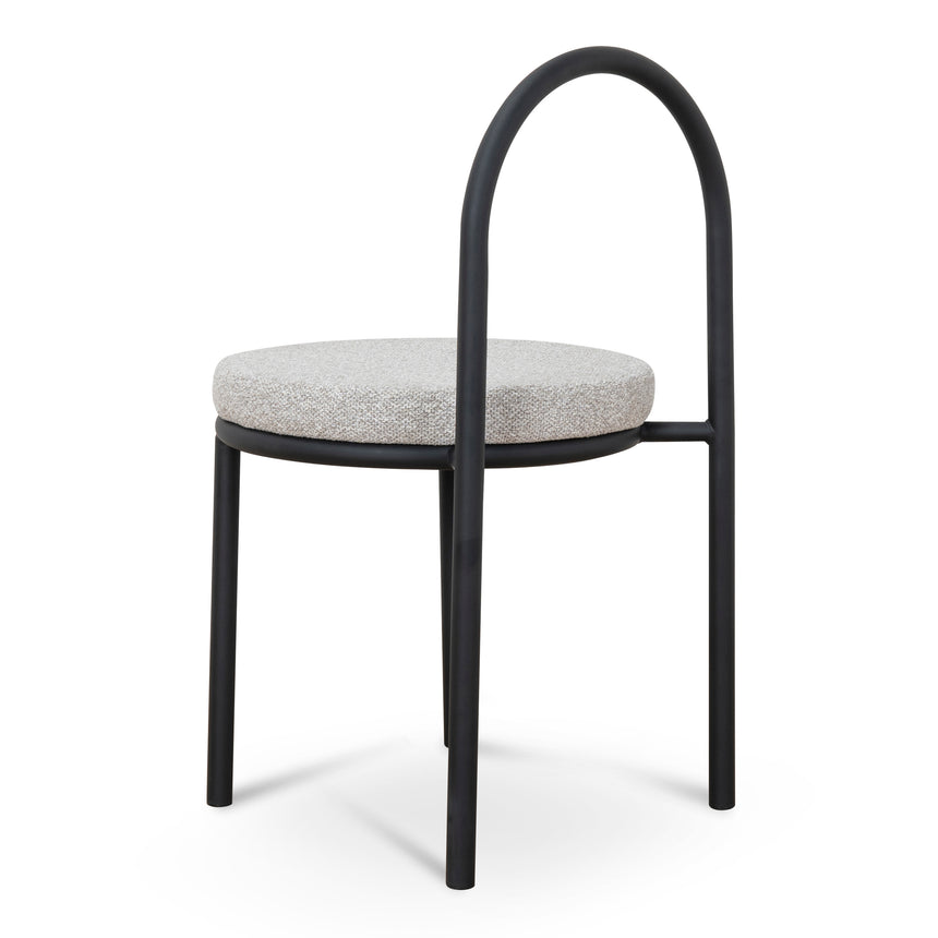 Black Dining Chair - Clay Grey (Set of 2) - View 5