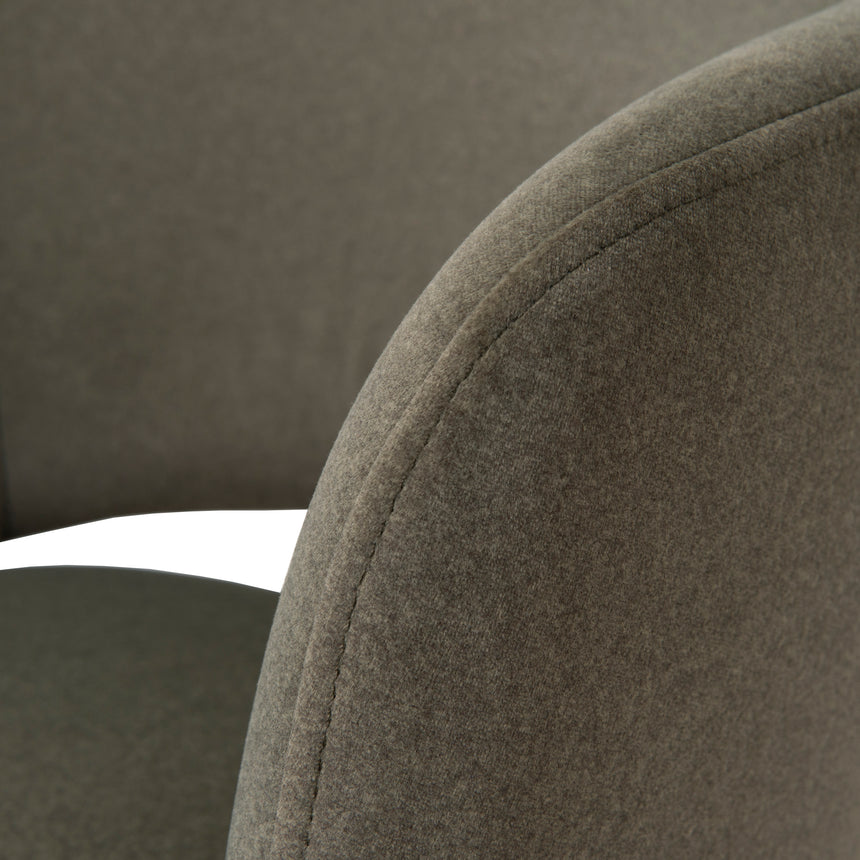 White Dining Chair | Dark Moss Green (Set of 2) | Myka Home - View 12