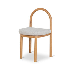 Natural Dining Chair - Clay Grey (Set of 2)