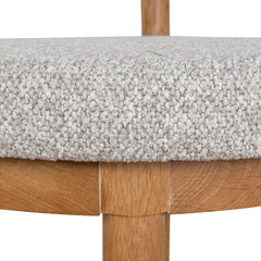 Natural Dining Chair - Clay Grey (Set of 2)