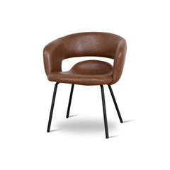 CDC10218-FHx2 Black Dining Cha | Antique Brown (Set of 2 ) | Myka Home