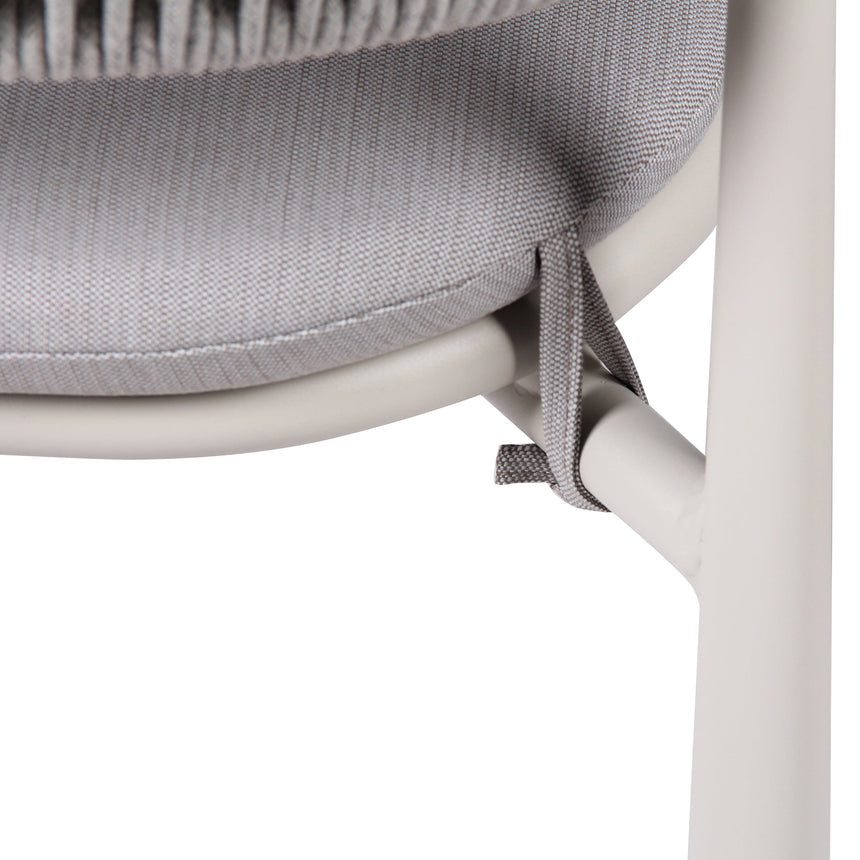 Sand White Outdoor Dining Chair - Light Grey (Set of 2) - View 11