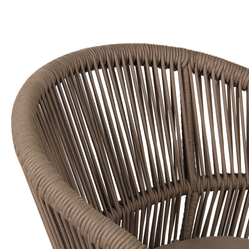 Beige Outdoor Dining Chair - Brown (Set of 2) - View 9