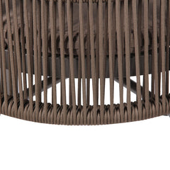 CDC10312-IDx2 Beige Outdoor Dining Chair - Brown (Set of 2)