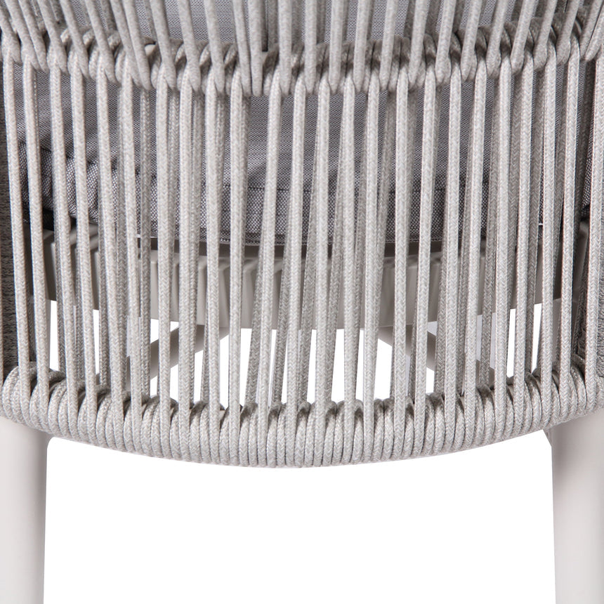 Sand White Outdoor Dining Chair - Light Grey (Set of 2) - View 10