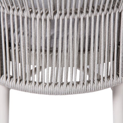 CDC10313-ID Sand White Outdoor Dining Chair - Light Grey (Set of 2)