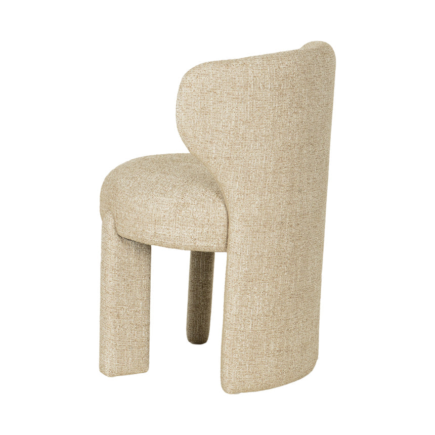 Fabric Dining Chair - Pale Beige - View 5