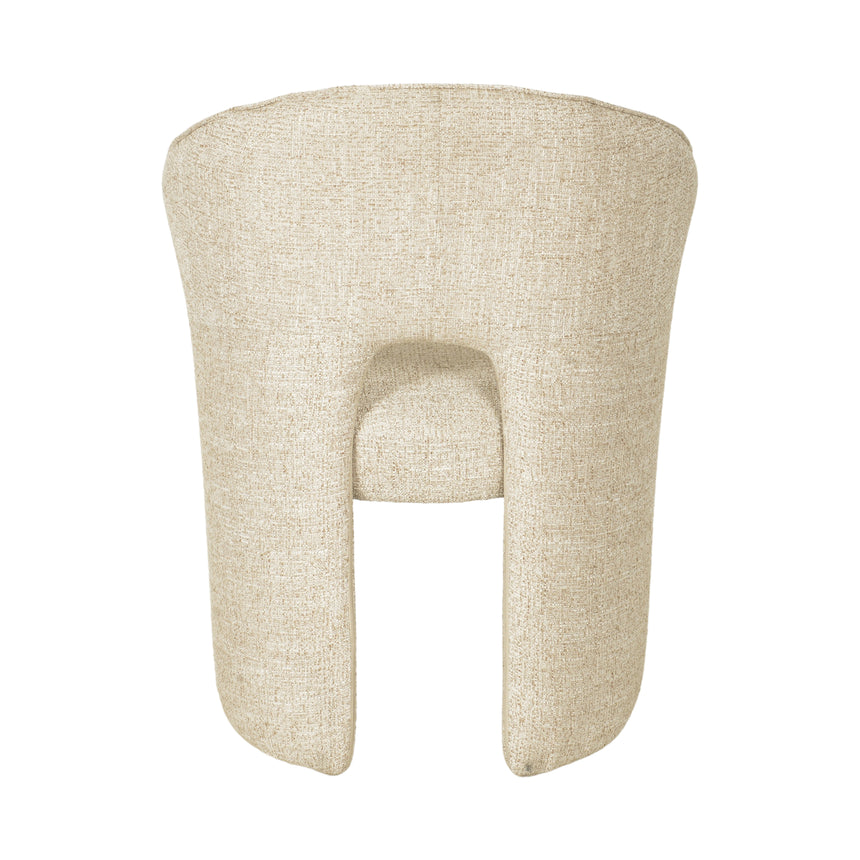 Fabric Dining Chair - Pale Beige - View 7