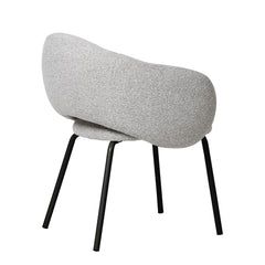 Black Dining Chair | Clay Grey (Set of 2) | Myka Home