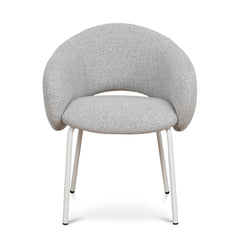 White Dining Chair | Clay Grey (Set of 2) | Myka Home