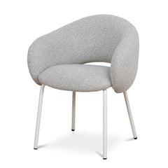 White Dining Chair | Clay Grey (Set of 2) | Myka Home