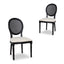 Black Elm Dining Chair | Dawn Beige (Set Of 2) | Myka Home