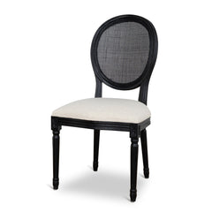 Black Elm Dining Chair | Dawn Beige (Set Of 2) | Myka Home