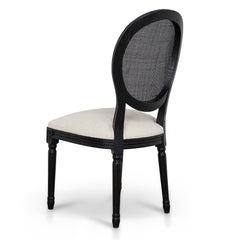 Black Elm Dining Chair | Dawn Beige (Set Of 2) | Myka Home