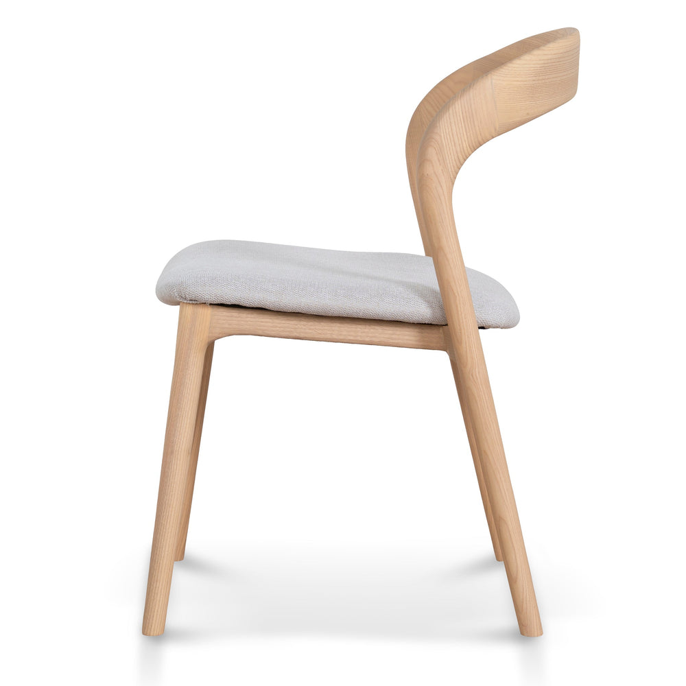 Natural Dining Chair | Naxos Beige (Set of 2) | Myka Home - View 4
