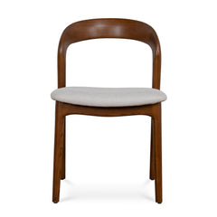Walnut Dining Chair | Naxos Beige (Set of 2) | Myka Home